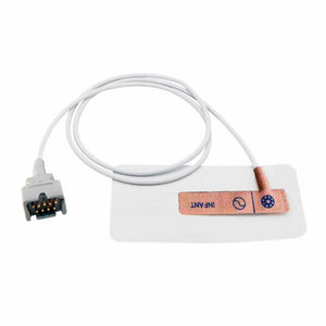 Compatible Masimo Spo2 Sensor 1863 LNCS  INF Infant 3.2 ft 9 Pins Connector 12 Pack - sinokmed