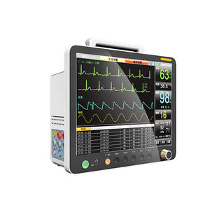 PM15A Patient Monitor with 6 Parameter to Monitor Vital Sign ECG NIBP RESP TEMP SPO2 PR 15 Inch - sinokmed