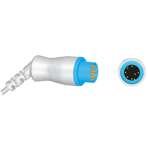 Compatible Biolight SpO2 Sensor Pediatric soft 9.8 ft 7 Pins Connector - sinokmed