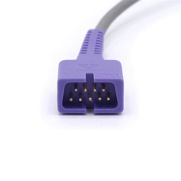 Câble Adaptateur SpO2 Compatible Nellcor DEC-4/EC-4 - 9 Broches, Pour Monitoring Médical