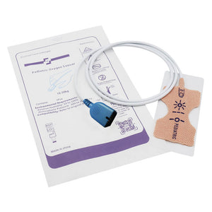 Compatible Nihon Kohden Disposable Spo2 Sensor Finger Probe Pediatric 9 Pin 12 Pack - sinokmed