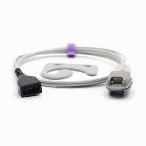 Compatible for Nonin Spo2 Sensor Ear Clip 3.2 ft 7 Pins Connector