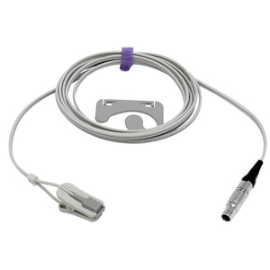 Compatible for CSI Ear Clip Spo2 Sensor 9.8 ft 5 Pins Connector - sinokmed