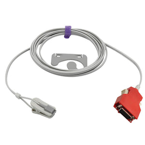 Compatible Masimo Spo2 Sensor Adult Ear Clip 9.8 ft 20-pin connector - sinokmed