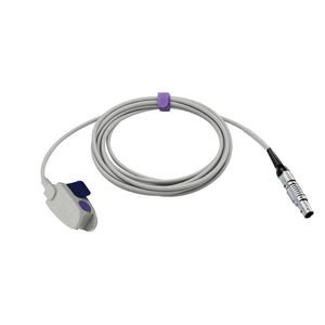 Compatible Nonin Spo2 Sensor Pediatric Clip 9.8 ft 6 Pins Connector - sinokmed