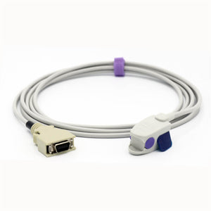 Compatible Mindray-Datascope Spo2 Sensor Reusable Pediatric clip 9.8 ft 14 Pins Connector