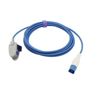 Compatible Philips Spo2 Sensor Masimo Tech Pediatric Clip 9.8 ft 8 Pins Connector - sinokmed