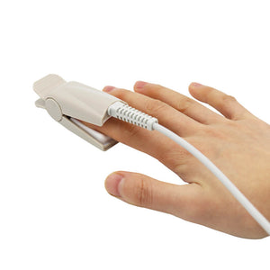 Compatible Nellcor DS-100A Spo2 Sensor Adult Finger Clip 3.2 ft 9 Pins Connector