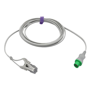 Compatible Bionet Veterinary Spo2 Lingual Sensor Vet Ear Tongue 7 Pins Connector - sinokmed