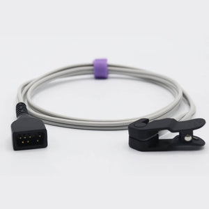 Compatible for Nonin Spo2 Sensor Ear Clip 3.2 ft 7 Pins Connector - sinokmed