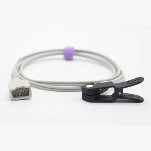 Compatible Dolphin Veterinary Spo2 Sensor Animal Ear Tongue Clip Connector - sinokmed
