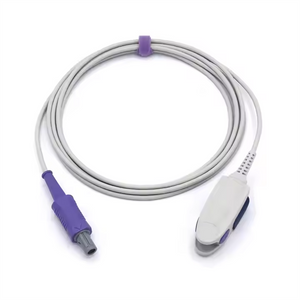 Compatible for Nihon Kohden SVM-7500/7600 Spo2 Sensor Adult Finger Clip 9.8 ft 14 Pins Connector