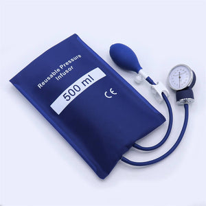 500ml pressure infusion bag pressure infuser with Pressure gauge