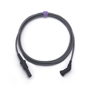 Aesculap Forseps Connector Reusable ESU Cable, 2.0mm Banana to 2-Pin Square Female Connector