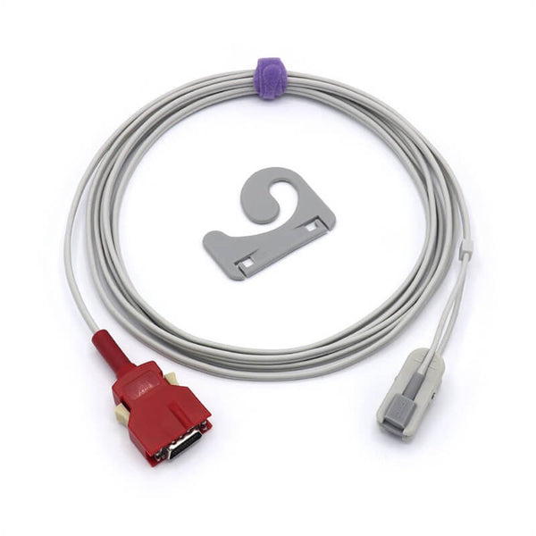 Compatible Masimo Spo2 Sensor Adult Ear Clip 9.8 ft 20-pin connector ...