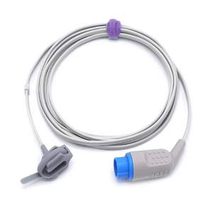 Compatible Biolight SpO2 Sensor Neonate Wrap 9.8 ft 12 Pins Connector