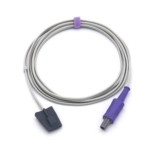 Compatible Mindray Spo2 Sensor Pediatric Soft 9.8 ft 6 Pins 40°keyed Connector