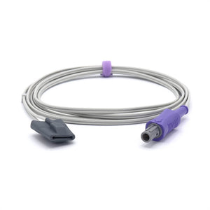 Compatible Mindray Spo2 Sensor Pediatric Soft 9.8 ft 6 Pins 40°keyed Connector
