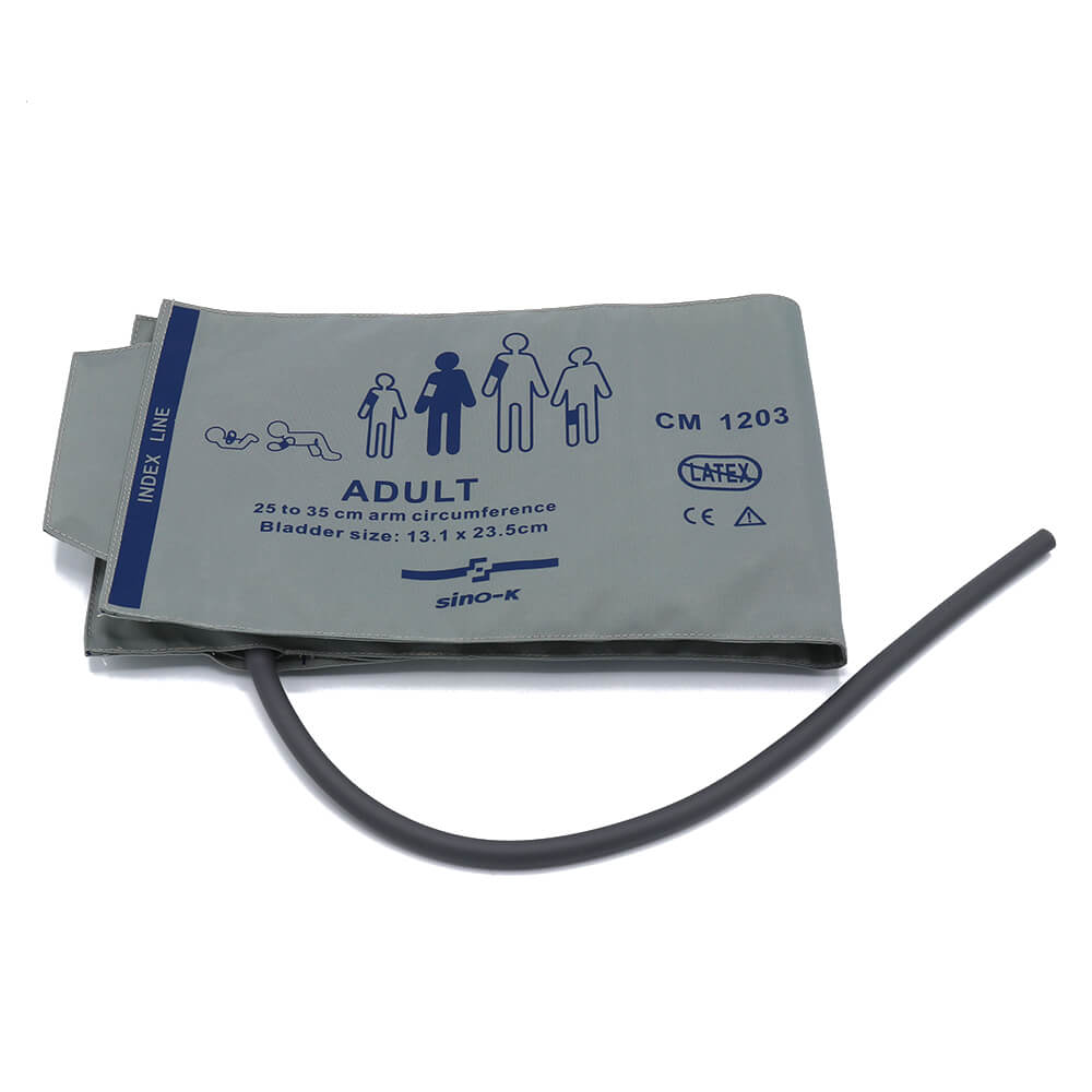 Reusable Blood Pressure Cuff Single Tube Adult Use 25 - 35 cm Arm Circ ...