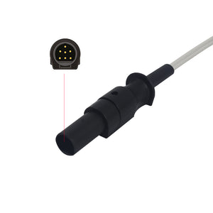 Compatible for Novametrix Veterinary Spo2 Sensor Animal Ear Tongue Clip 9.8 ft 7 Pins Connector - sinokmed