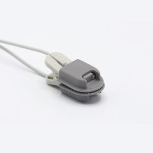 Compatible Neussoft Spo2 Sensor Ear Clip 9.8 ft 12 Pins Connector - sinokmed