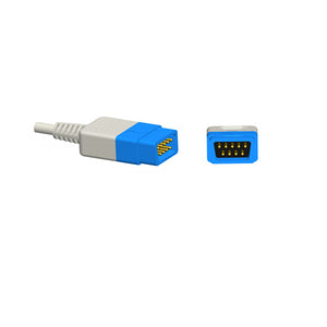 Compatible for Trusignal TS-SE-D Spo2 Sensor Multi-site 3.2 ft 9 Pins Connector - sinokmed