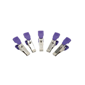 Universal ECG/EKG Electrode Clip Reusable All Vet Sizes ECG Alligator Clip Adapters for Snap Pinch Package of 5 - sinokmed