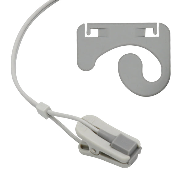 Compatible Mindray Spo2 Sensor Masimo Tech Ear Clip 9.8 ft 12 Pins Con ...