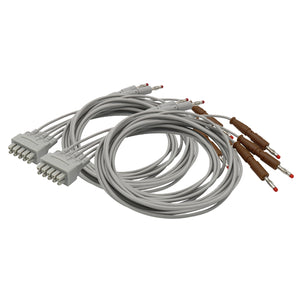 Compatible GE Marquette 38401816 EKG 10 Leadwires AHA Banana Connector - sinokmed