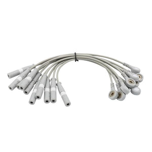 Banana to Snap Electrode Adapter Cables 9281-002-50 AHA & IEC Standard - sinokmed