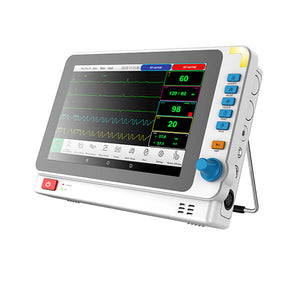 PM10A Patient Monitor with 6 Parameter to Monitor Vital Sign ECG NIBP RESP TEMP SPO2 PR 10.1 Inch - sinokmed