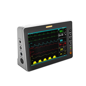PM80A Patient Monitor with 6 Parameter to Monitor Vital Sign ECG NIBP RESP TEMP SPO2 PR 8  Inch - sinokmed