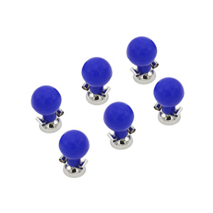 Universal ECG/EKG Bulb Suction Electrode Ball Adult Nickel 3mm/4mm Size 1.02 inch Set of 6 - sinokmed