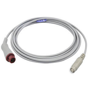 Compatible Mindray IBP Adapter Cable B. Braun Connector Invasive Blood Pressure Cable - sinokmed
