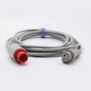 Compatible AAMI IBP Adapter Cable to BD Connector General 6 Pin - sinokmed