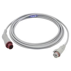 Compatible Mindray 001C-30-70757 IBP Adapter Cable BD Connector Invasive Blood Pressure Cable - sinokmed