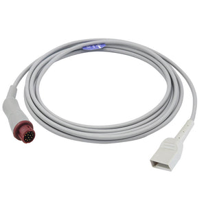 Compatible Mindray 650-206 IBP Adapter Cable Utah Connector Invasive Blood Pressure Cable - sinokmed