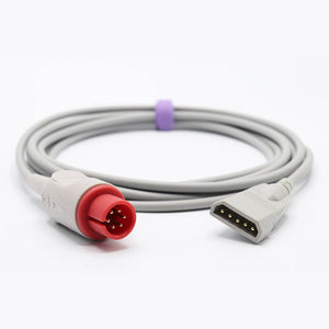 Compatible AAMI IBP Adapter Cable to PVB Connector General 6 Pin - sinokmed
