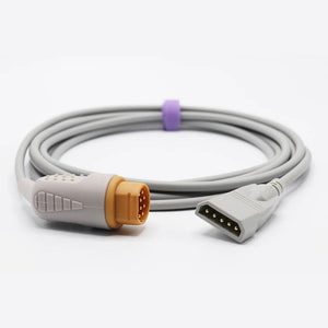 Compatible Drager Siemens IBP Adapter Cable Transducer PVB Connector Invasive Blood Pressure Cable - sinokmed
