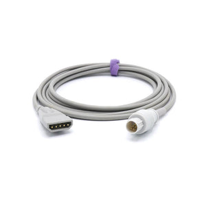 Compatible Nihon Kohden IBP Adapter Cable to PVB 5 Pin Connector