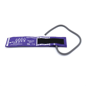 Reusable Blood Pressure Cuff Single Tube Neonate Use 6 - 11 cm Arm Circumference (Purple style)