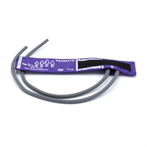 Reusable Blood Pressure Cuff Double Tube Neonate Use 6 - 11 cm Arm Circumference (Purple style)