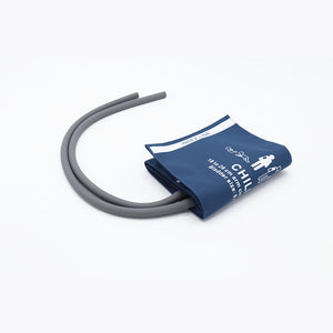Reusable NIBP Cuff Double Tube Pediatric Use 18 - 26 cm Arm Circumference (blue style) - sinokmed