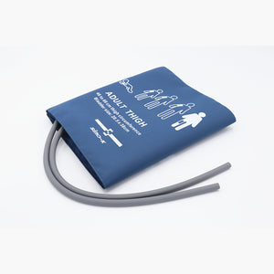Reusable Blood Pressure Cuff Double Tube Thigh Use 46 - 66 cm Arm Circumference (blue style) - sinokmed