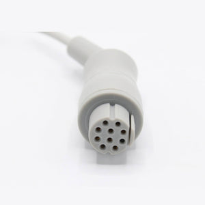Compatible for Datex Ohmeda Veterinary Spo2 Sensor Animal Ear Tongue Clip 9.8 ft 10 Pins Connector - sinokmed