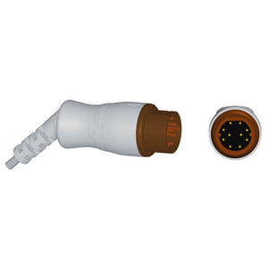 Compatible Drager Siemens 650-203 IBP Adapter Cable Transducer Utah Connector Invasive Blood Pressure Cable - sinokmed