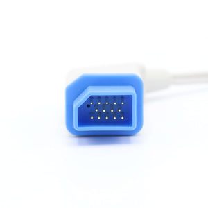 Compatible for Nihon Kohden Spo2 Sensor Adult Finger Clip 9.8 ft 14 Pins Connector - sinokmed