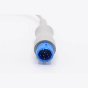 Compatible Philips Spo2 Sensor Adult Finger Clip 9.8 ft 12 Pins Connector - sinokmed