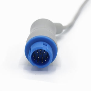 Compatible Mindray Spo2 Sensor Masimo Tech Finger Clip 9.8 ft 12 Pins Connector