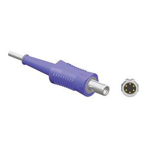 Compatible for Mindray Spo2 Sensor Adult Soft 9.8 ft 6 Pins 40°keyed Connector - sinokmed